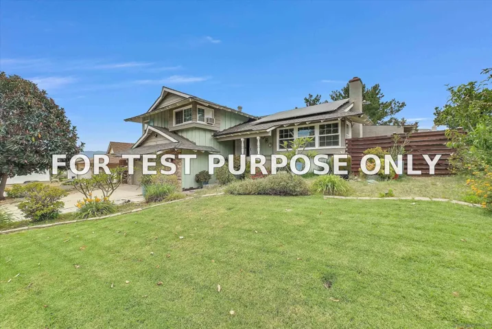 Demo/Test Data 1521 Del Norte Dr, Corona, CA 92879