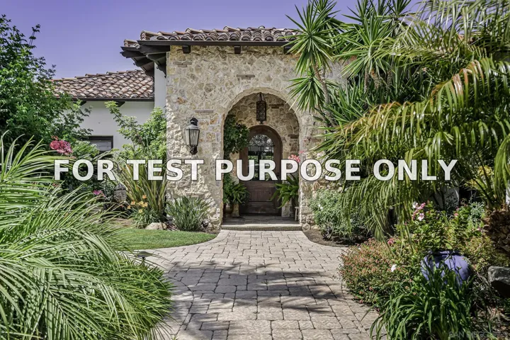 Demo/Test Data 15823 The River Trail, Rancho Santa Fe, CA 92067