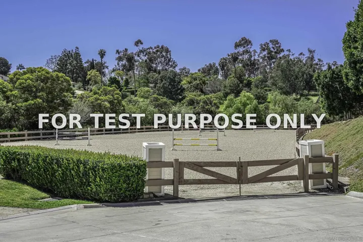 Demo/Test Data 5305 La Crescenta, Rancho Santa Fe, CA 92067