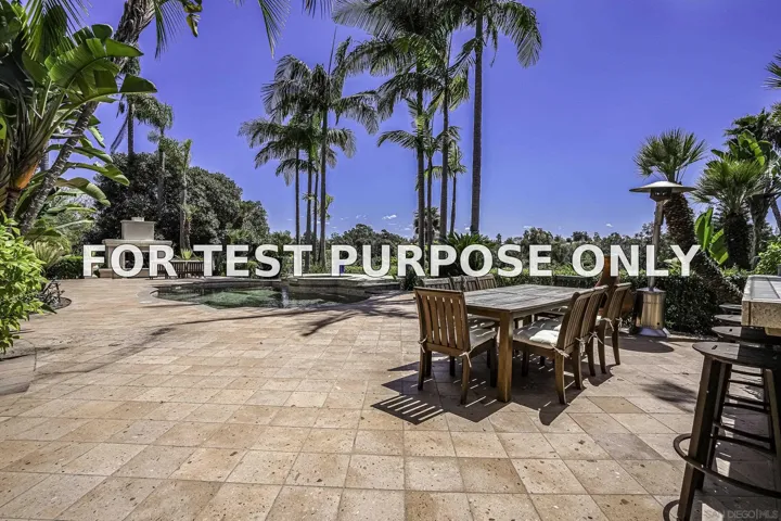 Demo/Test Data 5305 La Crescenta, Rancho Santa Fe, CA 92067