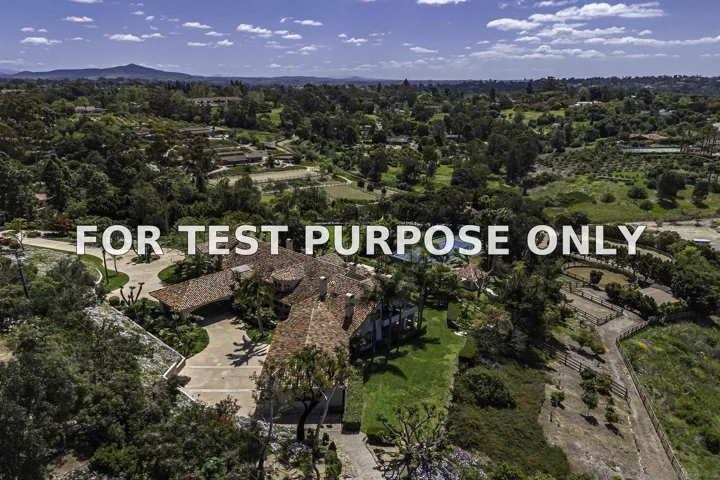Demo/Test Data 5305 La Crescenta, Rancho Santa Fe, CA 92067