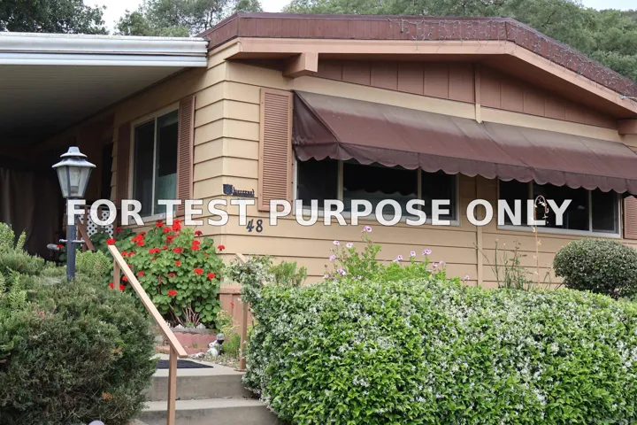 Demo/Test Data 4747 Oak Crest Unit 48, Fallbrook, CA 92028