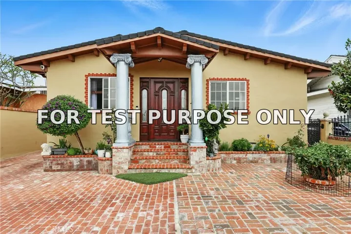Demo/Test Data 1729 W 51st Place, Los Angeles, CA 90062