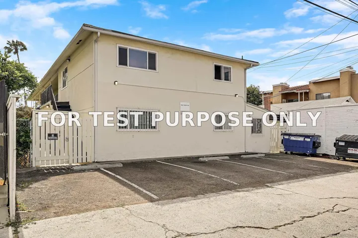 Demo/Test Data 4343 Idaho St. (-1/2), San Diego, CA 92104