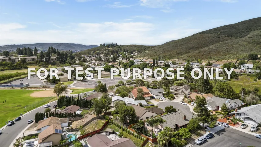 Demo/Test Data 11183 Linares, San Diego, CA 92129