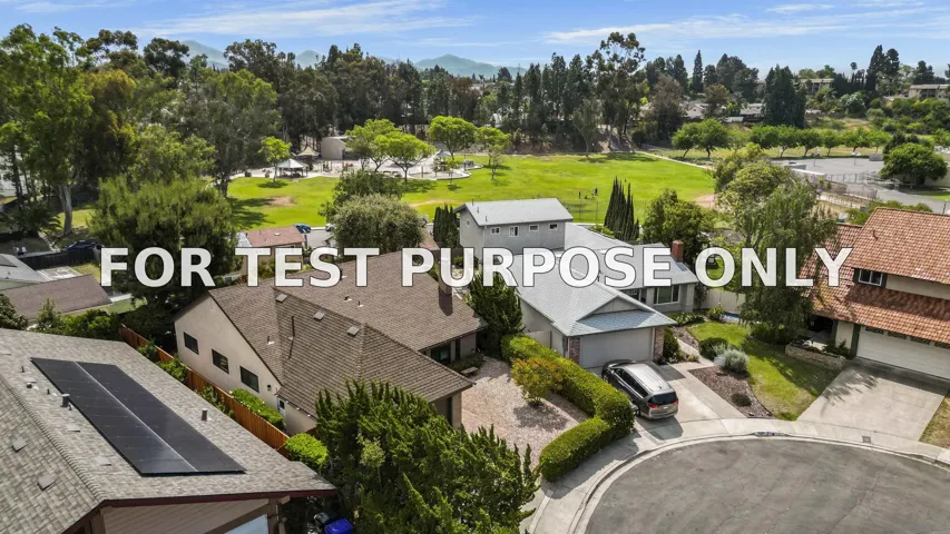 Demo/Test Data 11183 Linares, San Diego, CA 92129