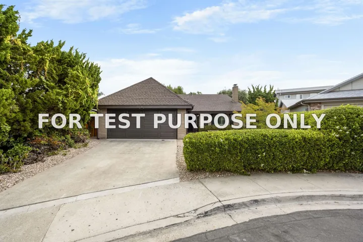 Demo/Test Data 11183 Linares, San Diego, CA 92129
