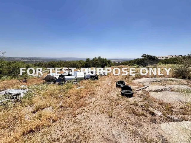 Demo/Test Data 38430 Lilac Ln. Unit 1, Boulevard, CA 91905