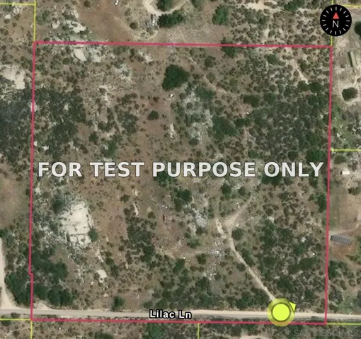 Demo/Test Data 38430 Lilac Ln. Unit 1, Boulevard, CA 91905