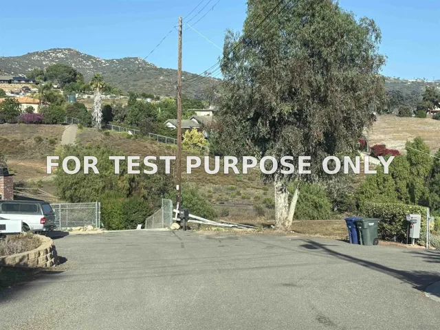 Demo/Test Data Quicker Road Unit 0, El Cajon, CA 92021