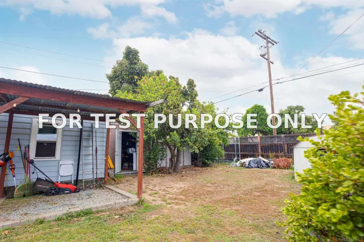 Demo/Test Data 3836 Newton Ave, San Diego, CA 92113