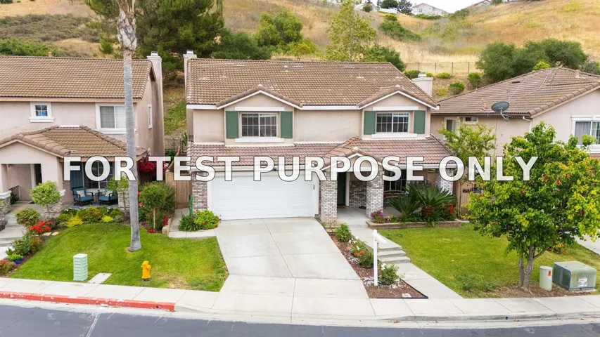 Demo/Test Data 314 La Soledad Way, Oceanside, CA 92057