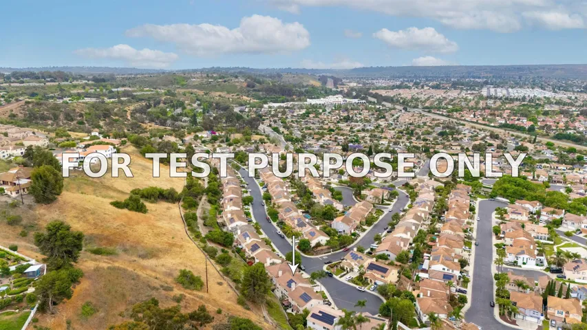 Demo/Test Data 314 La Soledad Way, Oceanside, CA 92057