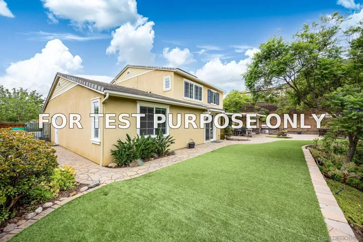 Demo/Test Data 6081 Cala Lily St, Santee, CA 92071