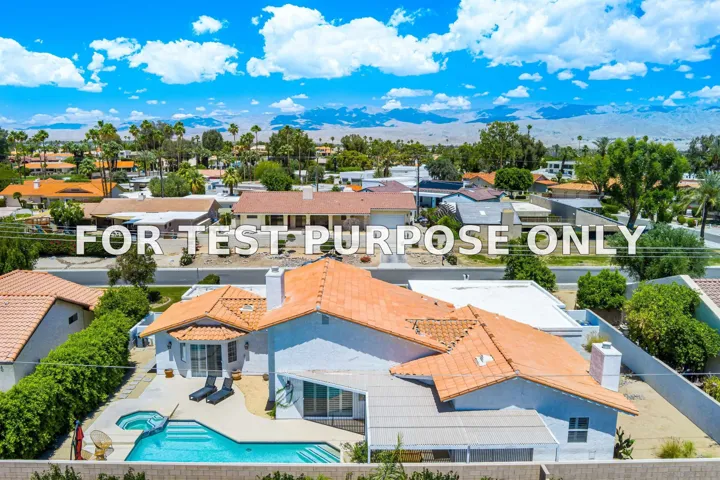 Demo/Test Data 79865 Kingston Drive, Bermuda Dunes, CA 92203