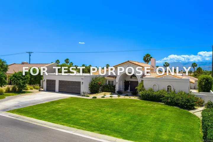 Demo/Test Data 79865 Kingston Drive, Bermuda Dunes, CA 92203