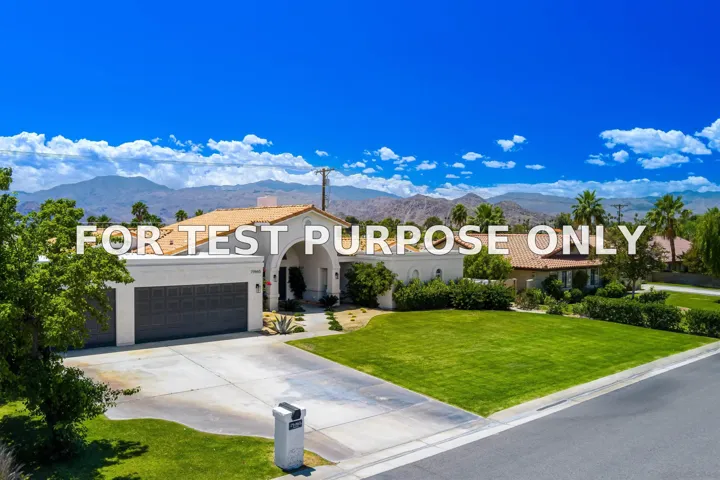 Demo/Test Data 79865 Kingston Drive, Bermuda Dunes, CA 92203