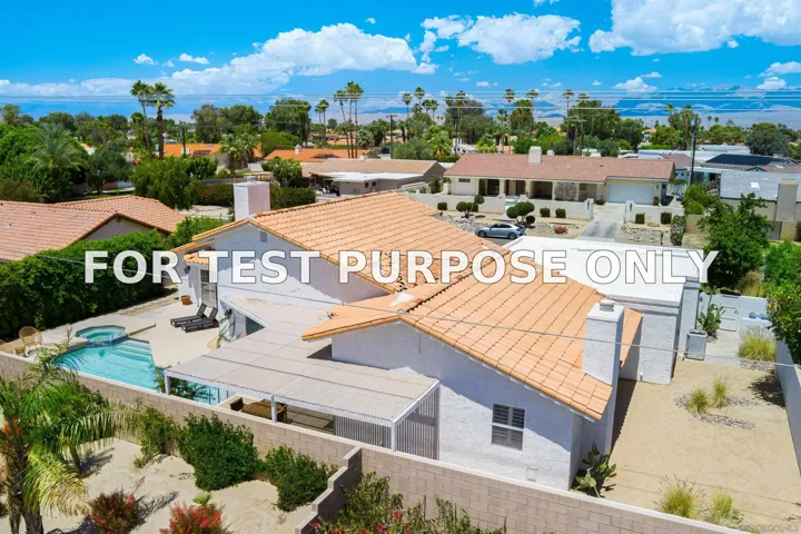 Demo/Test Data 79865 Kingston Drive, Bermuda Dunes, CA 92203