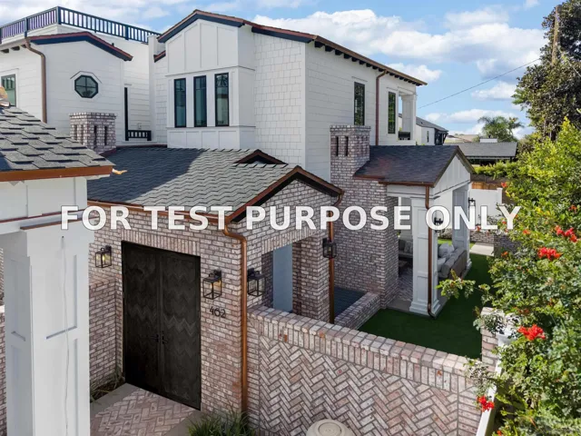 Demo/Test Data 462 Westbourne Street, La Jolla, CA 92037
