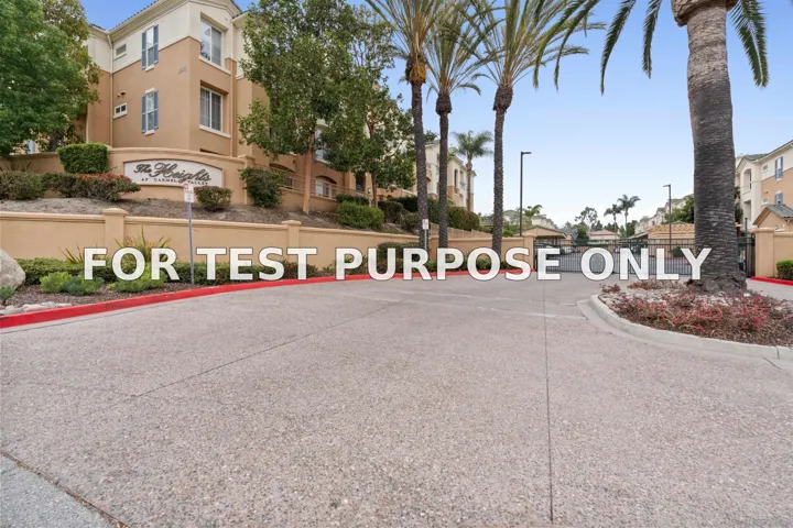 Demo/Test Data 12364 Carmel Country Rd Unit 306, San Diego, CA 92130
