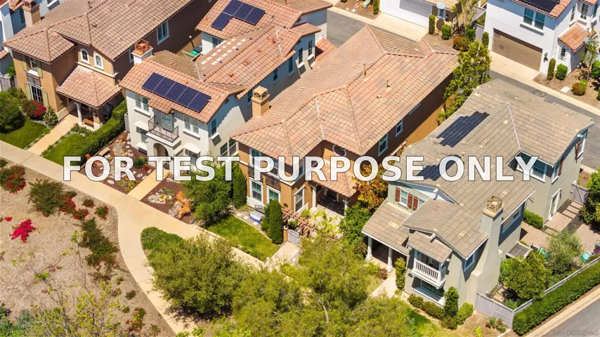 Demo/Test Data 15701 Concord Ridge Ter, San Diego, CA 92127
