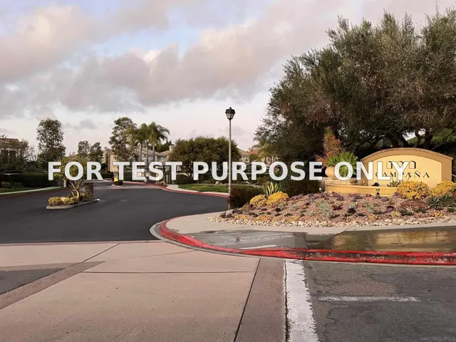 Demo/Test Data 293 Churchill Lane, SAN MARCOS, CA 92078