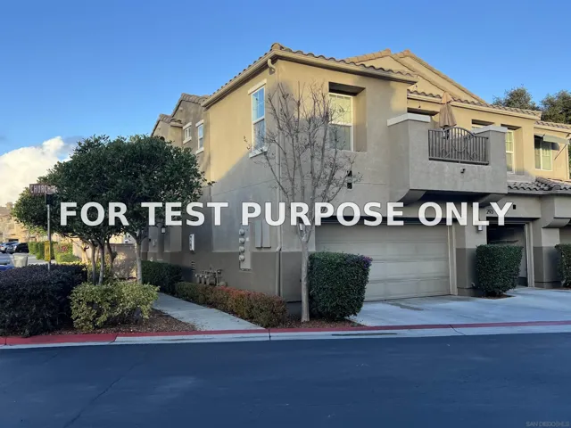 Demo/Test Data 293 Churchill Lane, SAN MARCOS, CA 92078