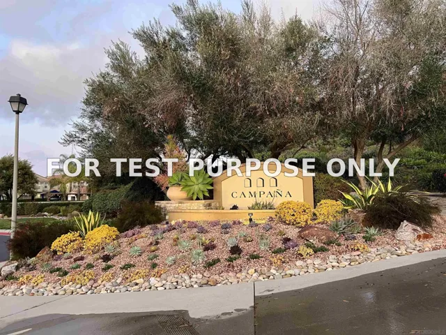 Demo/Test Data 293 Churchill Lane, SAN MARCOS, CA 92078