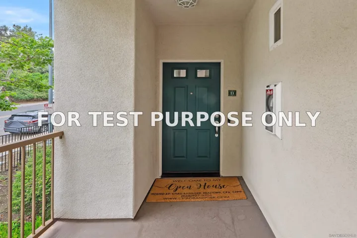 Demo/Test Data 13021 Evening Creek Dr S Unit 21, San Diego, CA 92128