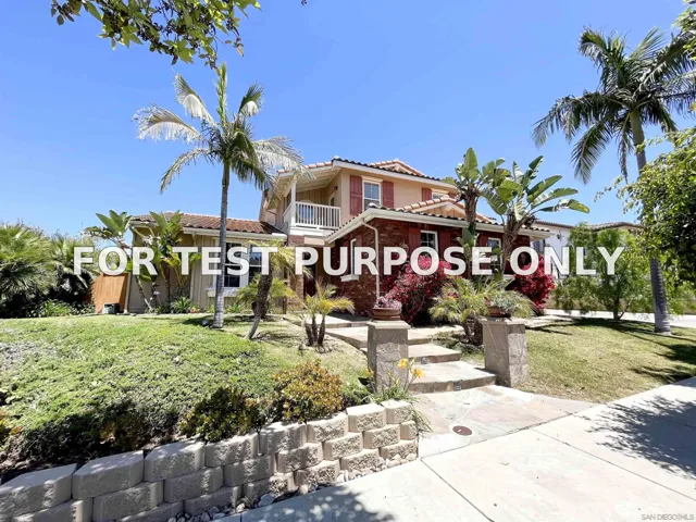 Demo/Test Data 12470 Sundance Ave, San Diego, CA 92129