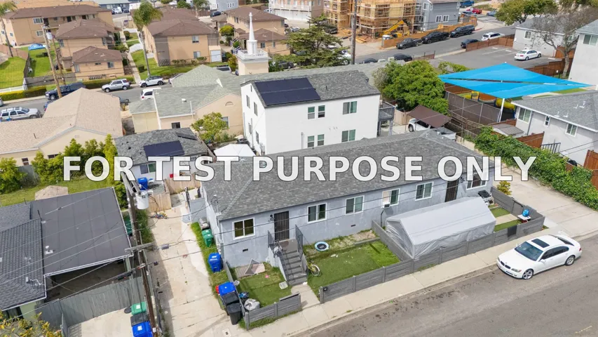 Demo/Test Data 6744-6750 N Elman, San Diego, CA 92111