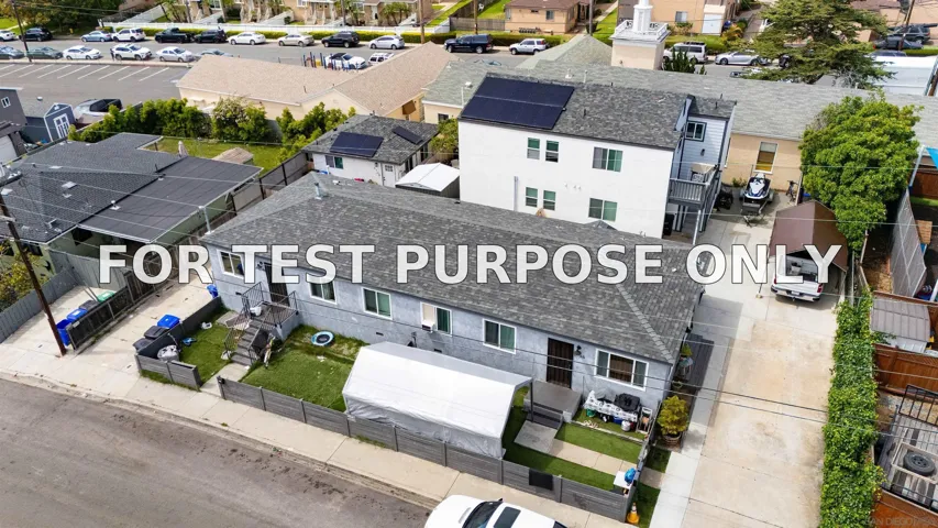 Demo/Test Data 6744-6750 N Elman, San Diego, CA 92111
