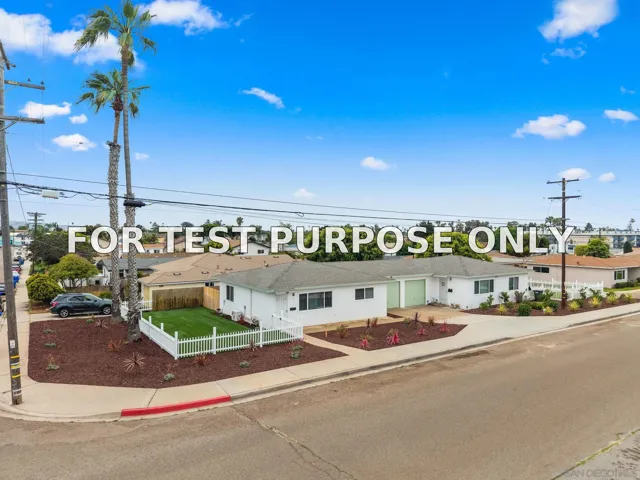 Demo/Test Data 981-83 Elder Ave, Imperial Beach, CA 91932