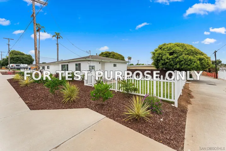 Demo/Test Data 981-83 Elder Ave, Imperial Beach, CA 91932