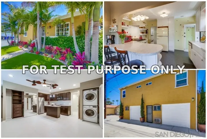 Demo/Test Data 3415 Madison Ave, San Diego, CA 92116