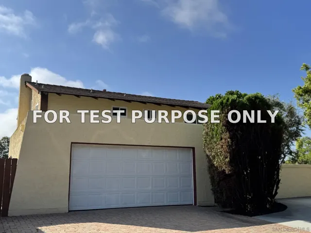 Demo/Test Data 3582 Governor Dr., San Diego, CA 92122