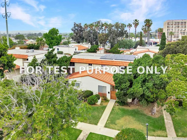 Demo/Test Data 4186 Balboa Way, San Diego, CA 92117