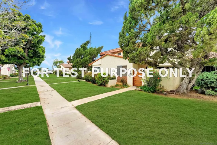 Demo/Test Data 4186 Balboa Way, San Diego, CA 92117
