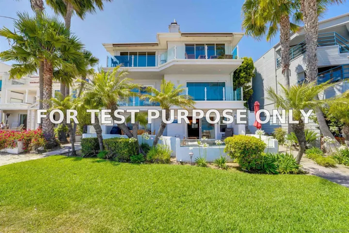 Demo/Test Data 1177 Pacific Beach Drive Unit #a, San Dieo, CA 92109
