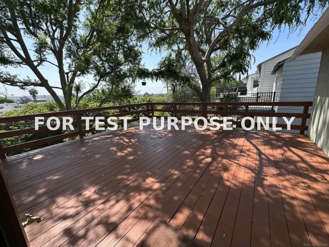 Demo/Test Data 4371 Logrono Dr., San Diego, CA 92115