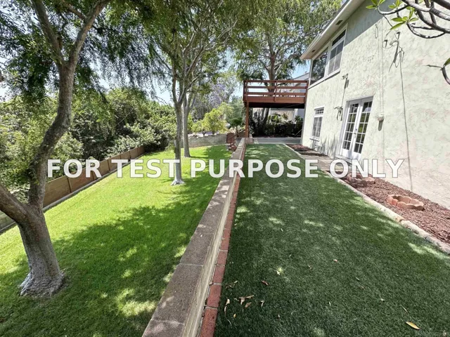 Demo/Test Data 4371 Logrono Dr., San Diego, CA 92115