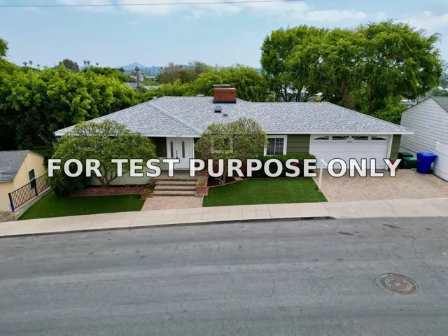 Demo/Test Data 4371 Logrono Dr., San Diego, CA 92115