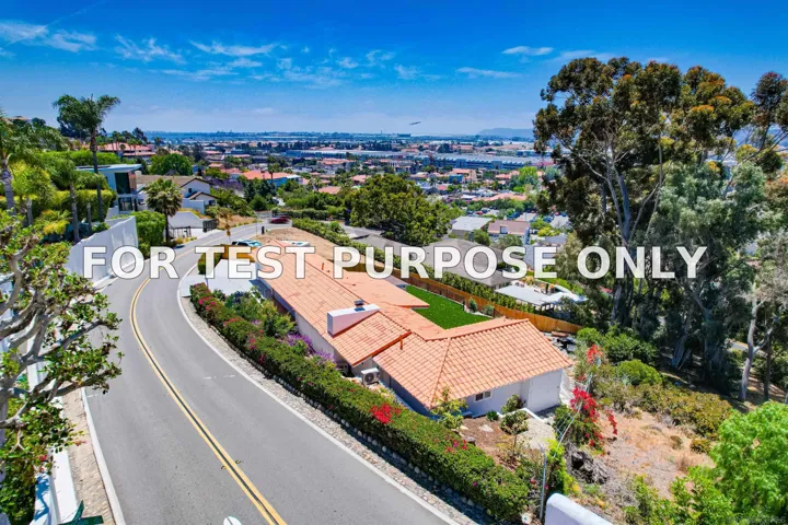 Demo/Test Data 4242 Cosoy Way, San Diego, CA 92103