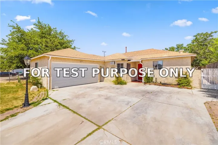 Demo/Test Data 38614 Puerta Avenue, Palmdale, CA 93550