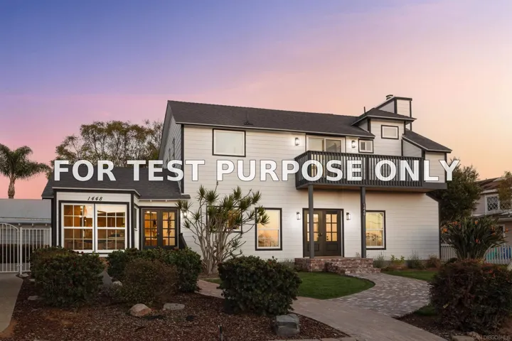 Demo/Test Data 1448 Forest, Carlsbad, CA 92008