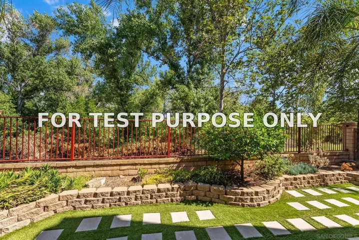 Demo/Test Data 257 Brookview, Santee, CA 92071
