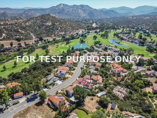 Demo/Test Data 15549 Vista Vicente Dr., Ramona, CA 92065