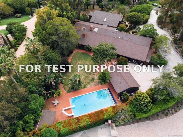 Demo/Test Data 6009 Mimulus, Rancho Santa Fe, CA 92067