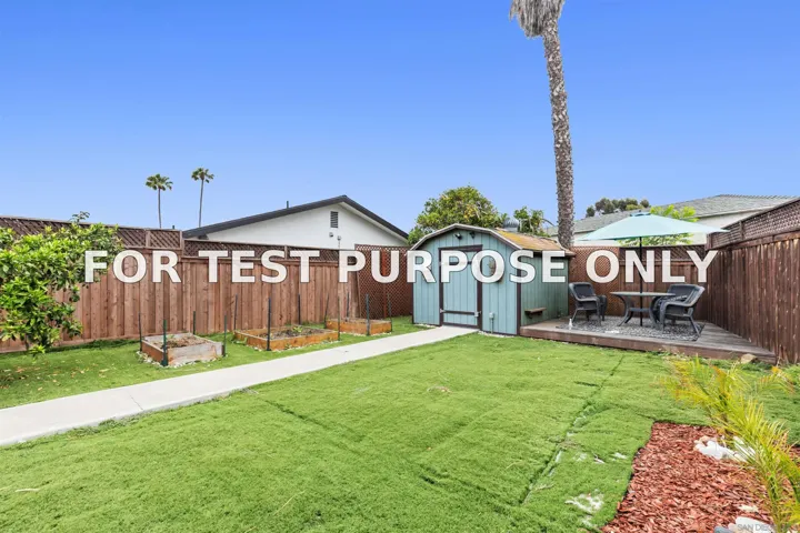 Demo/Test Data 4837 Castle Avenue, San Diego, CA 92105
