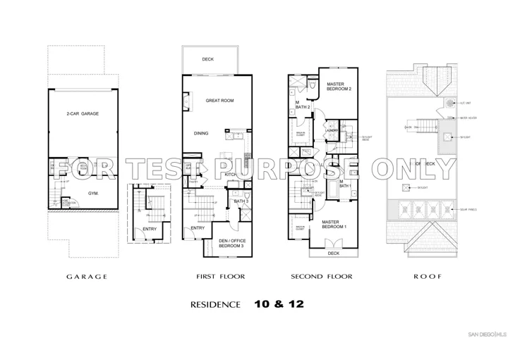 Demo/Test Data 718 Silver St, La Jolla, CA 92037